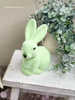 Zelený Mint zajačik 16 cm