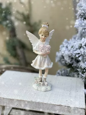 Postavička anjel dievčatko, polyresin, 16 cm x 7 cm 
