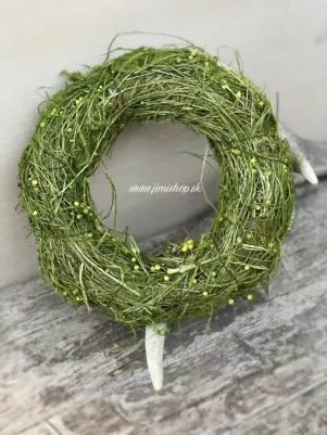 Veniec seno 25 cm zelený 