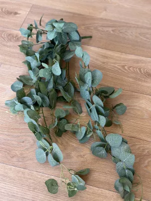 Eukalyptus Girlanda 94 cm (textil+plast) zelená extra hustá 