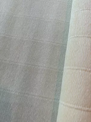 Krepový papier rolka 180g hrubý, 50x2,5m Krémový