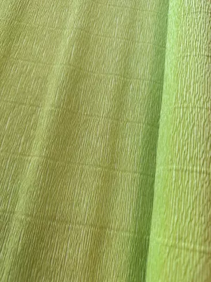 Krepový papier rolka 180g hrubý, 50x2,5m, zelený svetlý