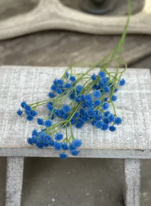 Gypsomilka konár 60 cm (z toho kvet 20 cm), (kvet guma, stonka plast) tmavo modrá 